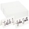 100 Pack Table Place Cards for Table Setting, Blank Name Note Cards for Wedding, Baby Shower, Events, Reserved Seating, White Seating Cards for Banquets (3.5 x 2 In)